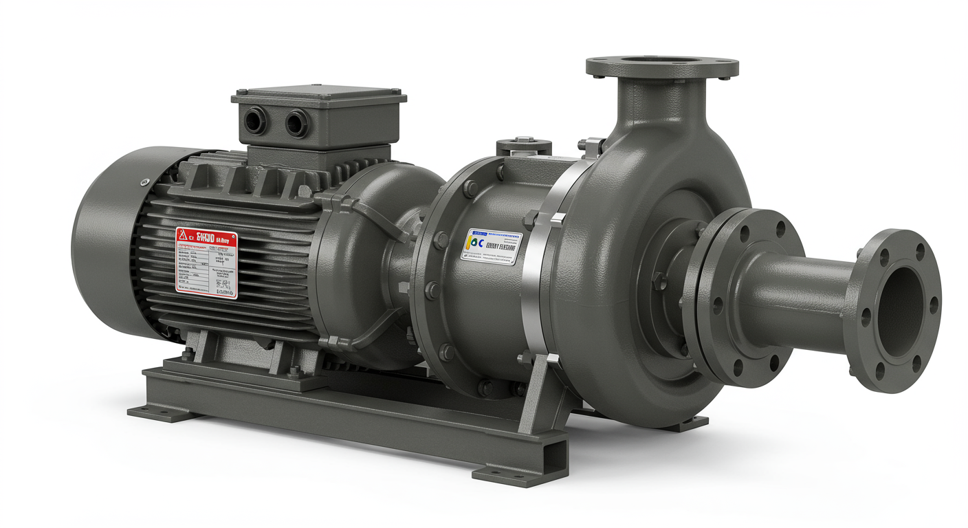 A large industrial water pump, the type used in municipal water systems.